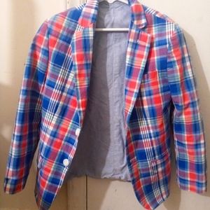 Boys IZOD plaid plazer